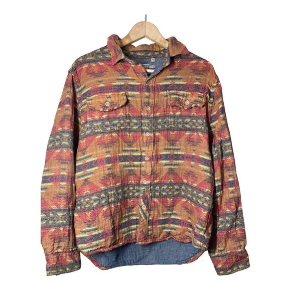 Superior Standard Original True Grit Shirt Aztec SouthWestern Medium Shacket - Picture 1 of 5